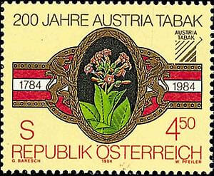Sonderbriefmarke aus 1984 der Oesterr. Post