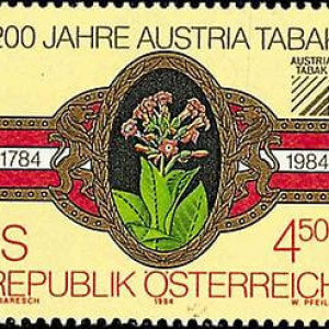 Sonderbriefmarke aus 1984 der Oesterr. Post