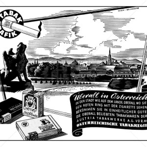 Werbung Tabakregie 1956 Austria Tabak