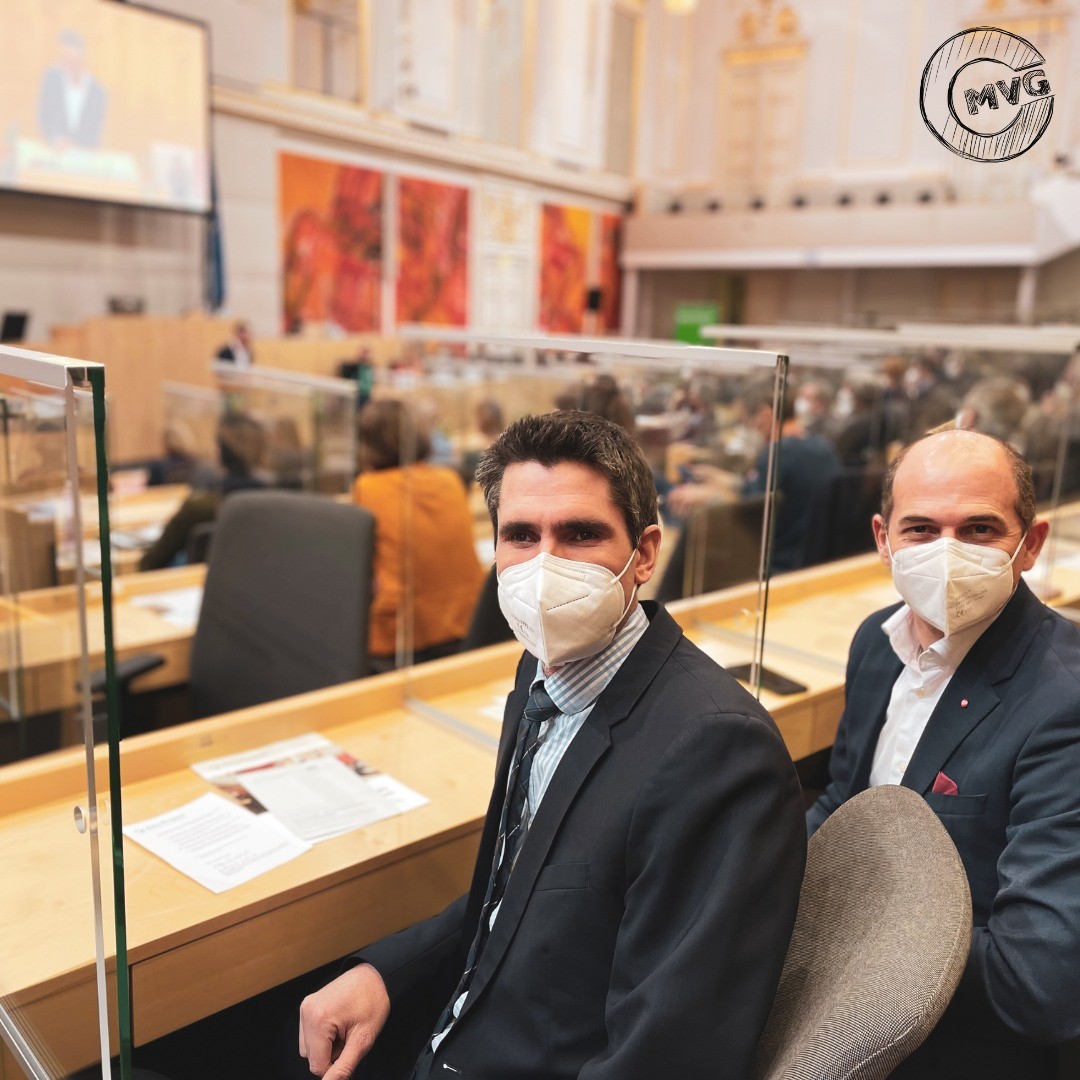 Die Zero-Project-Conference wird heute eröffnet und MVG-Geschäftsführer Hannes Hofer und unser CSR-Beauftragter Markus Raffer sind im Parlament live dabei 